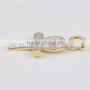 2016 Hip Hop 925 Silver Zircon Men Pendant Wholesale Cross Pendant