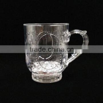 10oz LED beer cup with inductive rainbow light for bar