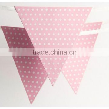 Supplier of Wedding Birthday Garden Party Decoration Pennant Banner Flag