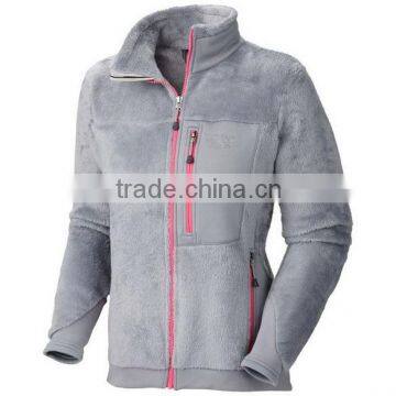 wholesale 100% polyester jacket winter women fleece jacket custom