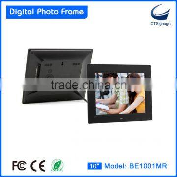 10 inch digital photo frame manufacturer BE1001MR for OEM ODM digital nude photo frame