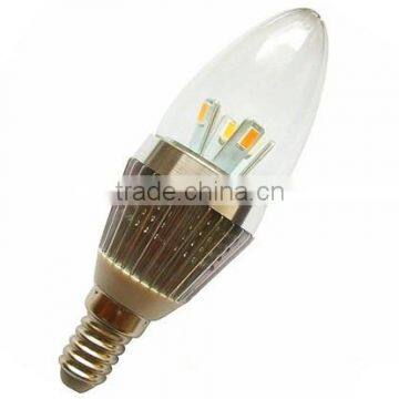 New design 5630smd warm white 4w led b22 candle bulb for crystal lamp