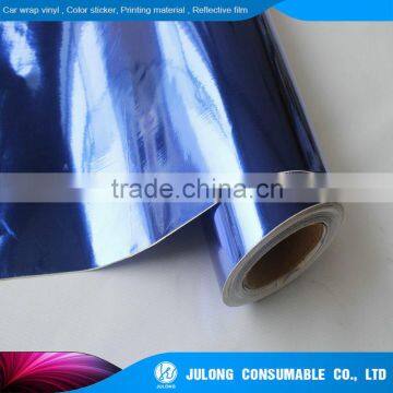 Hot sales strechable chrome vinyl wrap vinyl sticker for car model car stickers with low price