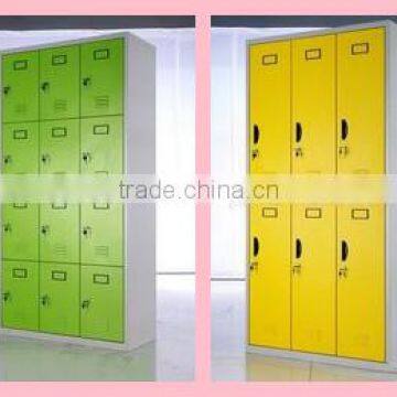 Colorful Storage Locker, Wardrobe Closet Locker , Steel Wardrobe
