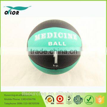 Mini colorful rubber 1kg medicine ball set