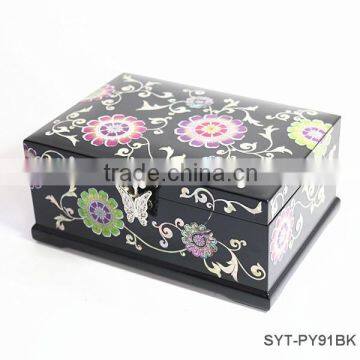 Top quality custom mirror glass jewelry box