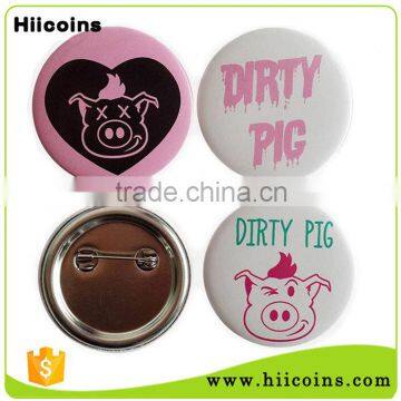 Wholesale Cheap Custom Blank Tin Button Pins Badge