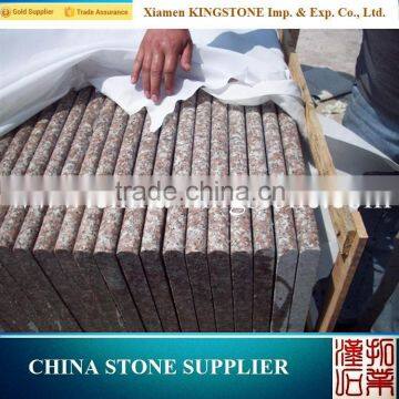 Cheap Chinese peach red granite indoor steps buyer price