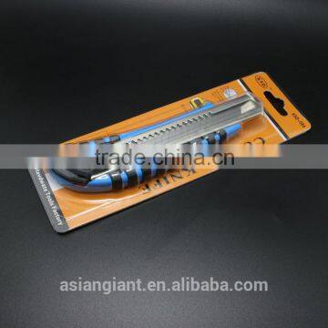 2016 Popular Cutter Knife 18mm Utility Knife Pocket Plastic Steel Utility Knife photo-4