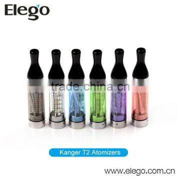 Original Kanger T2cc clearomizer T2cc with changeable Coil Head in Stock wholesaleT2cc Elego