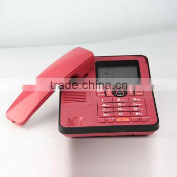 Wholesale office big LCD landline caller id phone big display