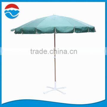 260CM*16K big size green beach umbrella