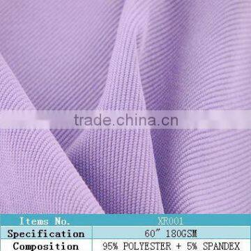 new fashion fabric Stretch Elastic twilled knitting fabric