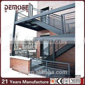 demose stair metal used outdoor steel stair