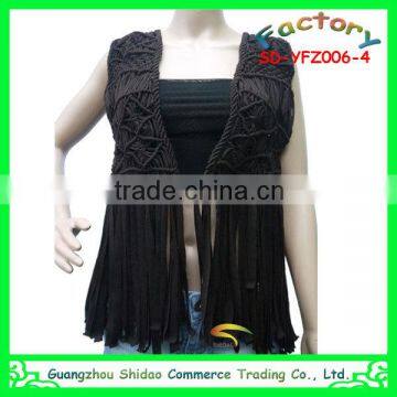 New Fashion Womens Ladies Embroidery Lace Crochet Sleeveless Shirt Casual Blouse Tops