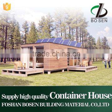 Wooden Material Buildng Steel Container Home Prefab Houses for Living photo-5
