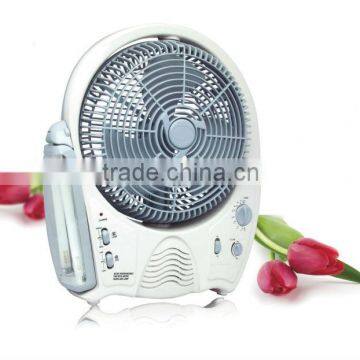 SUNCA AC/DC RECHARGEABLE OSCILLATING FAN 12" SF-290B