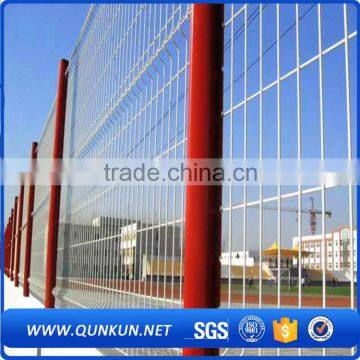 2016qunkun Cheap curve PVC coated metal edging garden fence