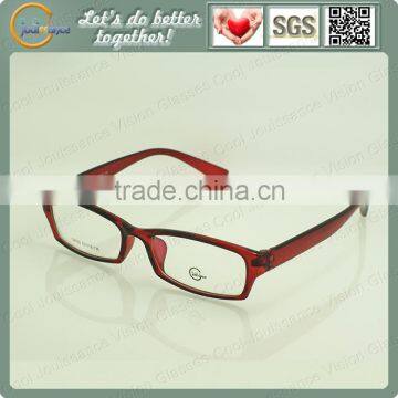 Cool and modern latest fashion flat eyeglass tr90 frames