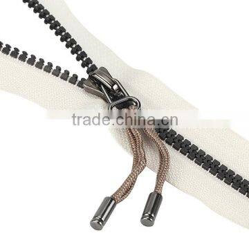 2015 Hot Sale #5 White Tape Color Open End Auto Lock Derlin Zipper photo-3