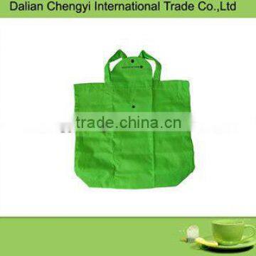 multi-colored foldable polyester shopping bag