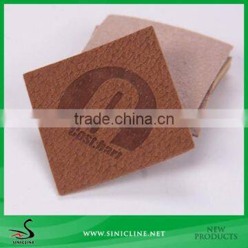 Sinicline Custom design high quality denim leather patch