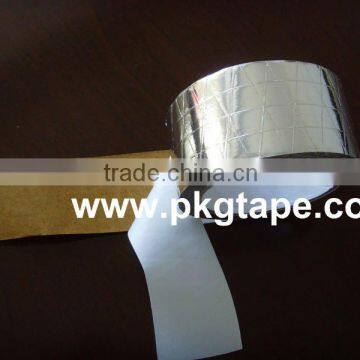 Hot melt 110mic Aluminum Foil - fiberglass scrim - Kraft Tape for glass wool, FSK tape