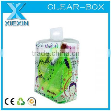 clear pvc boxes print cosmetic stock box