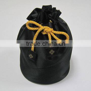 wholesale satin drawstring cosmetic bag