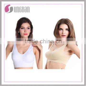 Ladies' sexy seamless sports bra tops/ seamless ahh bra/ seamless genie bra                        
                                                Quality Choice