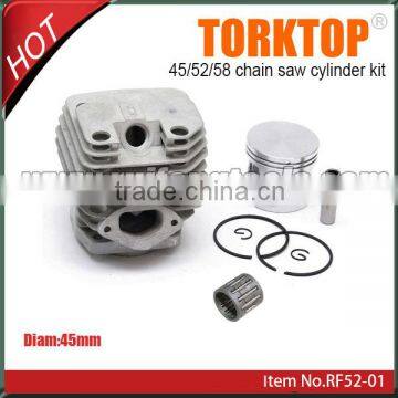 China 4500 5200 5800 chain saw spare parts cylinder kit 45mm