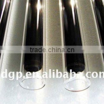 Double-target copper / steel film solar vacuum tube