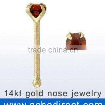 Wholesale 14ct gold Nose bone