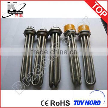 32mm Thread Stainless Steel Water Boil Tubular Heating Heater AC 220V 3KW