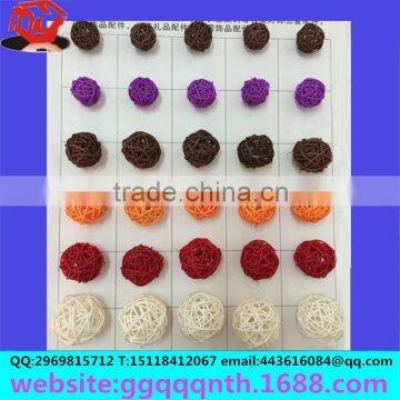 Christmas Ornaments Lamp Series of Special-shaped Oval Olive Manual Cane Weaves Flower Ball Home Decor Accessories