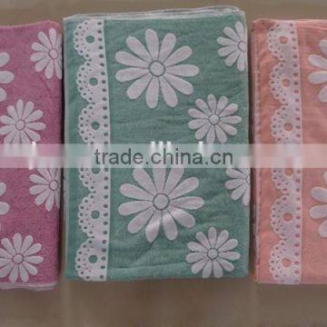 hot sell rectangular cotton jacquard pillow towel