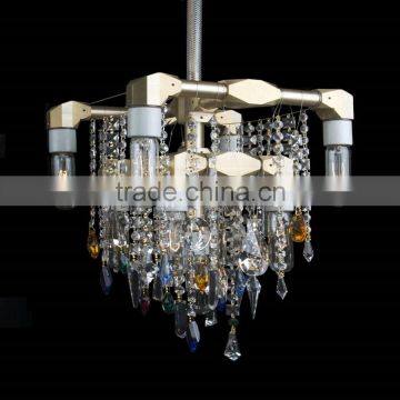 Newest 8*E14 Contemporary Crystal & Metal Chandelier From China photo-3
