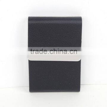 China Manufacturer Hot sale PU mental business name card holder with custom logo