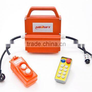 facotry direct 180kg small electric hoist wire 30M vwith radio remote control