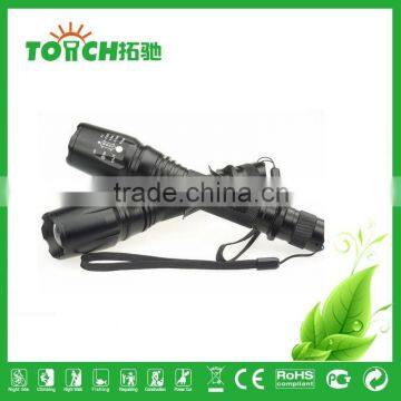 T6 Super Bright LED Flashlight Zoomable LED Flashlight CE EMC ROHS FCC photo-2
