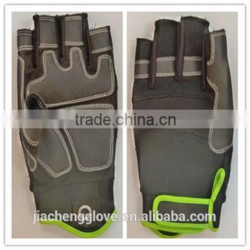 JCY-027 Synthetic Leather gloves, mechanic gloves, impact Gloves