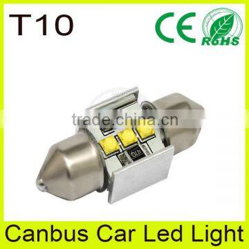 Bus interior parts led festoon bulb light, t10 base lamp, van white 6500k bulb