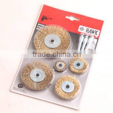 DIY wheel brush sets