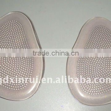 Wholesale comfortable foot care forefoot silicone gel insole