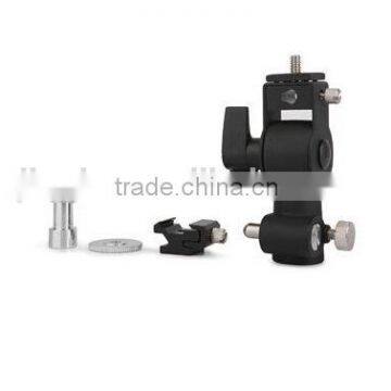 Metal Flash Hot Shoe Umbrella Holder Swivel Light Stand Bracket D Marked II photo-5