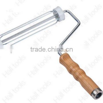 us style wooden handle roller brush frame