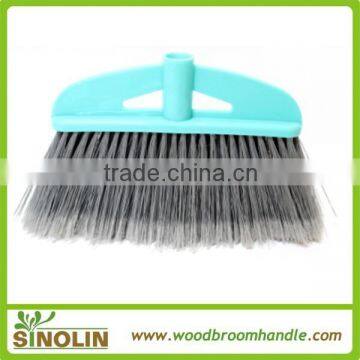 SINOLIN soft fiber broom, soft bristle plastic broom, sweep easy broom