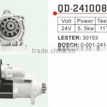Weichai power Starter motor Lester 30153 Bosch 0-001-241-008 Wai 2-2954-BO