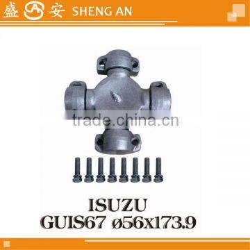 Universal joint u-joint universal joint cross universal bearing for isuzu GUIS67 size56*173.9