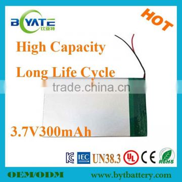 wholesale li-po battery 3.7v 3000mah for solar energy out door lighting power